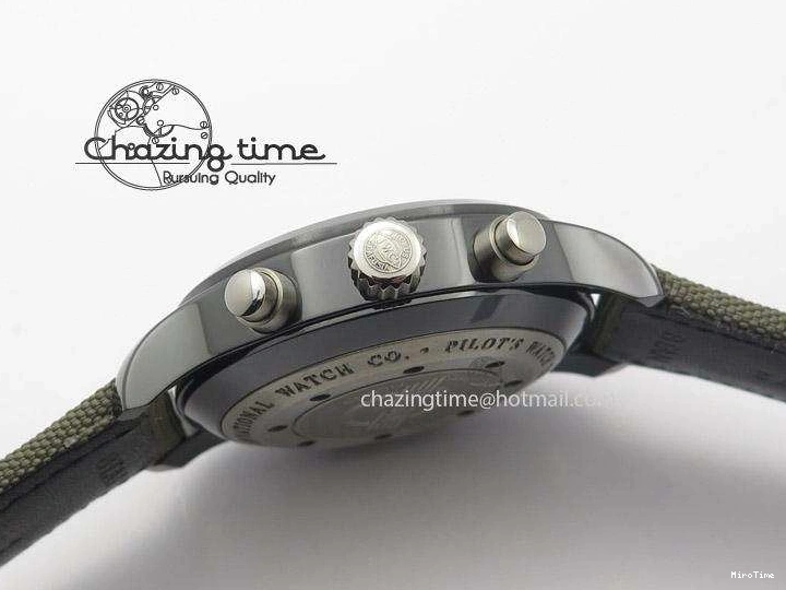 MIROTIME 0119 Pilot Top Gun Miramar IWC388002 ZF 1:1 Best Edition Ceramic Case On Nylon Strap A Practical 7345